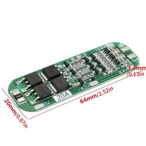 3S 20A Li-ion lityum pil 18650 PCB şarj cihazı BMS koruma levhası için matkap Motor 12.6V Lipo hücre modülü 64x20x3.4mm - Product Image 2