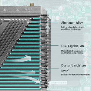 High-End I7 Fanless Mini Pc I7 7500U I7 8665U <strong>Embedded</strong> <strong>Computer</strong> Support 4K Barebone <strong>System</strong> Dual Display Mini Pc - Buy I7 Fanless - Product Image 2