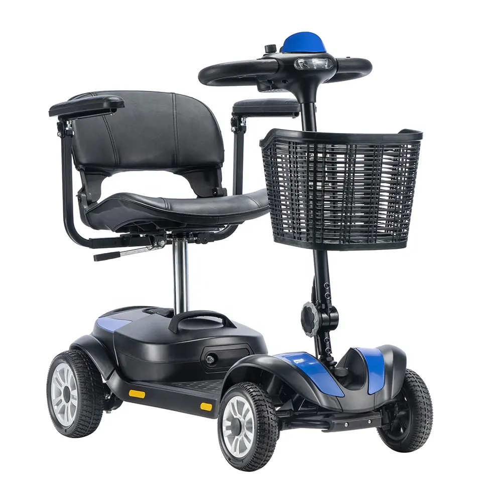 2021 nuovo Elettrico 4 Ruote Disabili Mobility Pieghevole Pieghevole di Scooter Per Gli Anziani o Portatori di Handicap Potenza Scooter