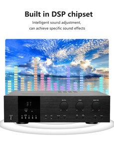 Professional 3 <strong>Microphone</strong> <strong>Input</strong> DSP BT5.0 360W Power Amplifier 1800w for Karaoke and Big Speaker
