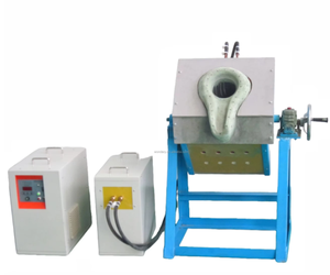 WONDERY Horno de fundición de inducción de inclinación de calentamiento continuo de alta eficiencia y ahorro de energía para fun
