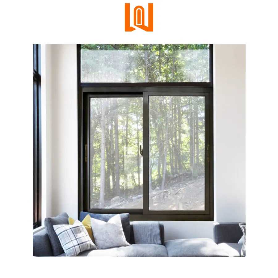 تصميم بسيط مخصص للمنزل الشرفة المطبخ الزجاج المزدوج الألومنيوم الزجاج المنزلق
