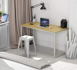 Vendita calda a buon mercato semplice durevole salvaspazio Computer tavolo da studio in legno Computer scrivania con gamba in metallo semplice tavolo da ufficio casa - Product Image 6