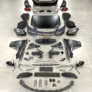 Adatto a modificare il W222 Maybach con l'ampio paraurti anteriore e le luci posteriori della W221 Mercedes-Benz classe S. - Product Image 3