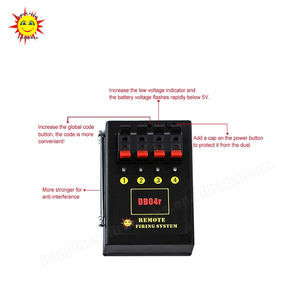 Hạnh Phúc Dbr06 Điều Khiển Từ Xa Pháo Hoa Hệ Thống 48 Kênh Pyro Lạnh Đài Phun Nước Pháo Hoa Nhựa Xây Dựng 150-500M Phạm Vi Cho - Product Image 4