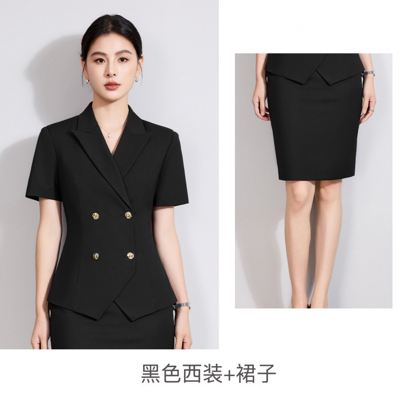 black suit dress