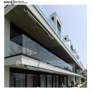 ऑस्ट्रेलिया आधुनिक फ्रेमलेस बैलस्ट्रेड ग्लास रेलिंग 10-12 मिमी पूल स्पिगोट बाड़ सीढ़ी बालकनी आधुनिक गुणों को रेलिंग - Product Image 3