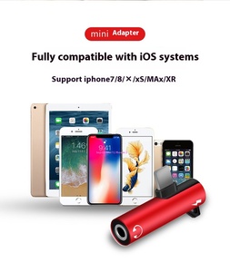 2 <strong>in</strong> <strong>1</strong> Audio Charging Headphone Dual Adapter Splitter for iPhone XR XS X 7 8 11 12 13 14 IOS for <strong>3</strong>.5mm Jack to Earphone Cable - Product Image 5
