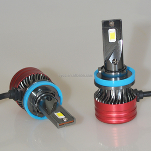 Yüksek kalite 56W V13 araç aydınlatma sistemi, 6000k beyaz LED far ampulü 3570 çip Canbus fonksiyonu 12V H11 araba LED far - Product Image 2