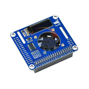 Raspberry Pi 4b Kühlung Pwm Lüfter Erweiterungs karte Echtzeit-Temperatur anzeige PCA9685 Steuer kühl modul - Product Image 2
