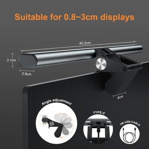 Touch ScreenBar 40cm <strong>Computer</strong> <strong>USB</strong> E-Reading LED Desk Lamp Monitor Light Bar with 1080P Webcam Camera for Home Office Video <strong>Game</strong> - Product Image 6
