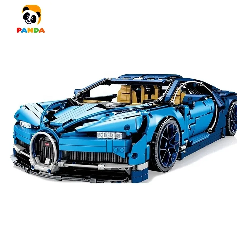 Technican Re blocchi di Tecnologia di macchine gruppo Bugatti Veyron modello di auto sportiva assemblato building block giocattoli ragazzi (90056/20086)