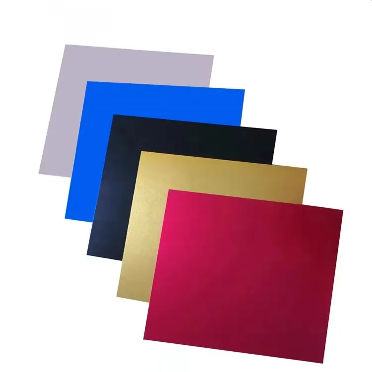 रंगीन OEM आकार विज्ञापन के संकेत के लिए 1000 श्रृंखला एल्यूमीनियम शीट बोर्ड