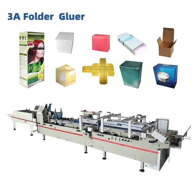 CQT-800DYZ Pre-Folded folder gluer box making machine