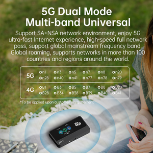 Plery M353 LCD 5 gam <span class=keywords><strong>wifi</strong></span> di động Router Sim khe cắm thẻ cho sử dụng ngoài trời New UE/Asia/Châu phi wifi6 phiên bản <span class=keywords><strong>hotpoint</strong></span> Pocket <span class=keywords><strong>Wifi</strong></span> - Product Image 3