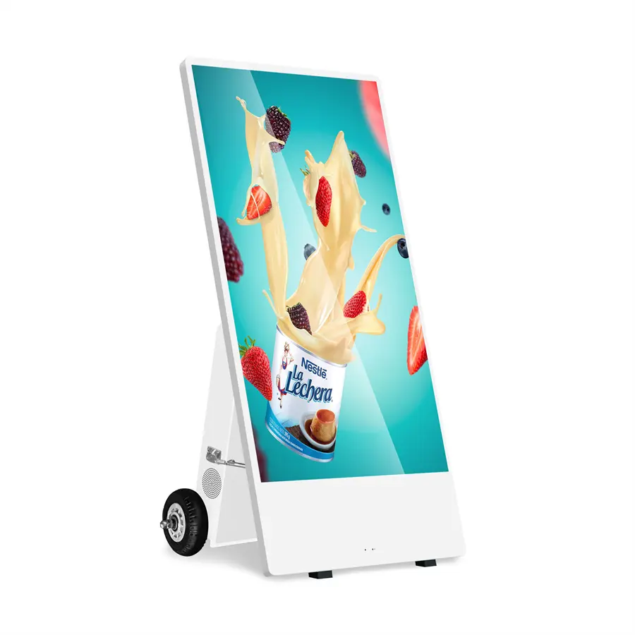 Tragbare Batterie Digital Poster Lcd Android Smart Indoor Advertising Player Bildschirm Anzeigetafel Digital Signage und Displays