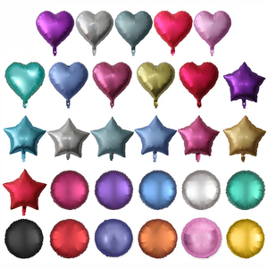 18-Inch Green Star Heart Shape Helium Balloon Kids Foil Balloons for Birthday Christmas Decorations Single for Modelling Party - Product Image 5