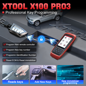 X100 PRO3 Новейший автомобильный диагностический и ключевой программный прибор для профессионального и перепрограммирования диагностический набор инструментов - Product Image 3