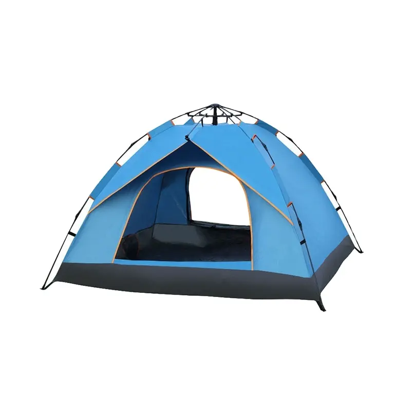 Tentes personnalisées en polyester ultra légères entièrement automatiques pour 3 à 4 personnes Tente d'extérieur portable pour équipement de camping