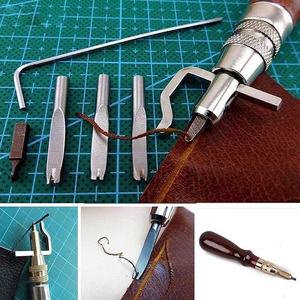 DIY deri zanaat alet takımı oyma el yapımı deri çalışma için dikiş kiti kullanışlı iğneler deri araçları - Product Image 3