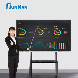 ขาตั้งทีวีแบบเลื่อนได้รถเข็นทีวีปรับความสูงได้สำหรับการแสดงวิดีโอ/เสียง/การประชุมพร้อมการป้องกันดวงตาอัจฉริยะ - Product Image 3