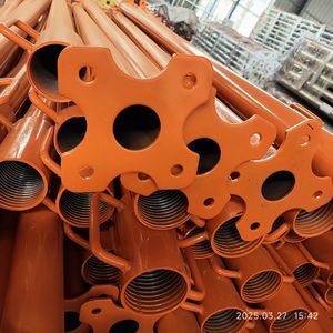 Fábrica Cup-tipo Pintado Ajustável Props Sistema De Suporte De Construção Ajustável Acrow Props Cofragem De Aço Andaime De Suporte De Aço