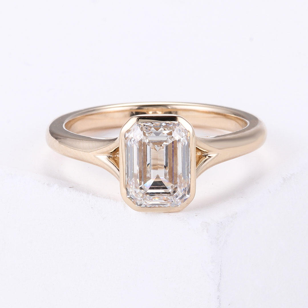 แหวนเงินแท้ 925 ชุบทอง ประดับเพชรแล็บ