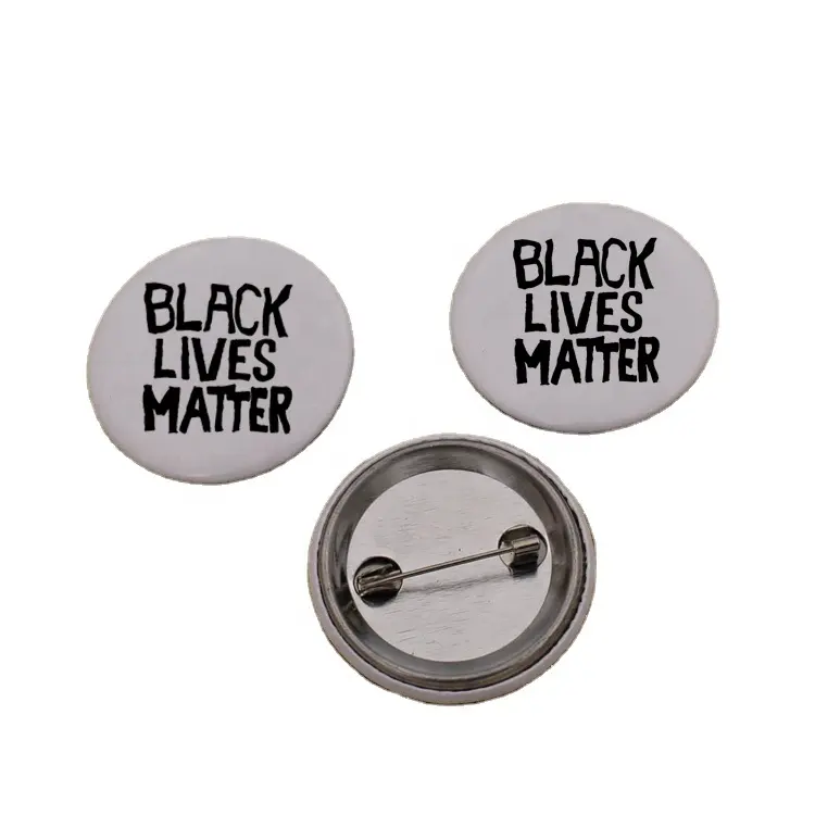 Su misura African American Protesta Nero Vita Importa Banda Stagnata Pin di Sicurezza da Zhongshan Fabbrica