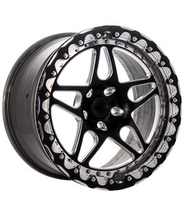 高級ディープコンケーブ2ピースビードロック5x 114.3 5x120 5x130鍛造合金ドラッグレーシングカーホイールリム15171820インチATV & UTVホイール