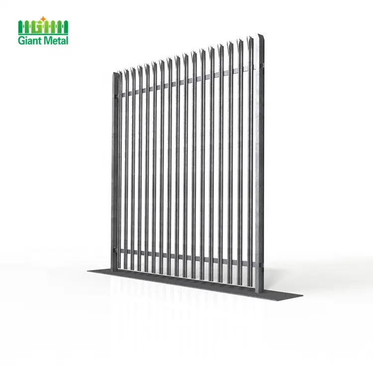 Дешевые кованые железные садовые ворота, черный декоративный передний забор для жилого использования, стальная проволока, оцинкованная рама с покрытием, низкая 3D
