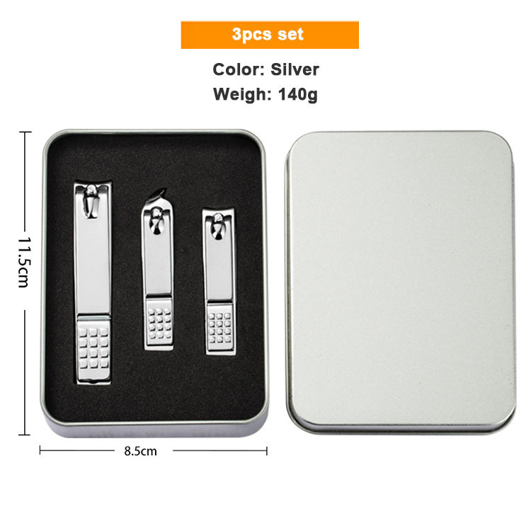 Set da 3 pezzi: argento