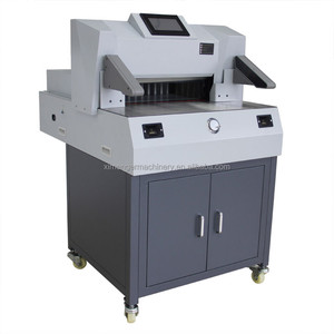 Fabrik preis V9 Programmier steuerung Touchscreen Hochgeschwindigkeits-Guillotine-Papiers chneide maschine - Product Image 1