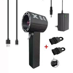 X64 el fanı araba şiddetli hava üfleyici kablosuz hava tabancası 64mm fırçasız Motor güçlü elektrik güçlü <span class=keywords><strong>toz</strong></span> üfleyici