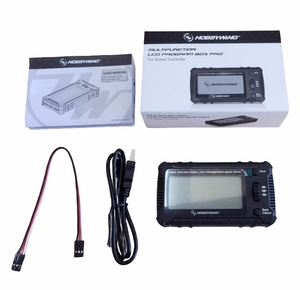 HOBBYWING LCD Programmbox Pro für PLATINUM XERUN EZRUN ESC RC Modell Auto Boot Flugzeug Parameter Einstellung Zubehör - Product Image 4