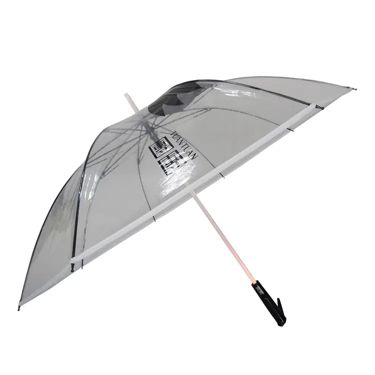 Прозрачный зонт с логотипом на заказ