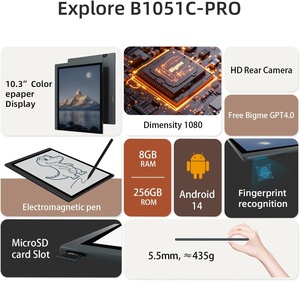 Bigme 10.3&quot; Color eink Tablet 8GB RAM+256GB ROM Touchscreen Display 5MP Camera Digital Stylus Ebook <strong>Readers</strong> - Product Image 2