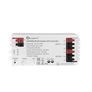 GLEDOPTO ESP8266 светодиодный контроллер динамического 800 для управления приложениями для WS2811 WS2812 SK6812 TM1814 WS2815 - Product Image 2
