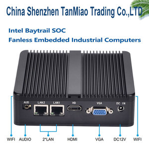 Dual Network Dual Serial Port N2840 Win7/8/10 Linux J1900 Mini Pcs Fanless <strong>Embedded</strong> Industrial <strong>Computers</strong> - Product Image 2