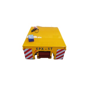 Carro plano eléctrico con batería certificado CE, equipo de manipulación de material de transferencia de dirección automatizado cuádruple mecánico - Product Image 1