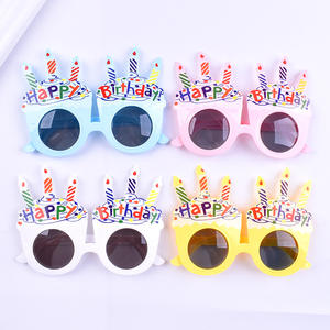 نظارات عيد ميلاد الأطفال الأكثر مبيعًا من Linda ، نظارات براعم صور مضحكة ، أشكال الكعك ، زينات حفلات الأطفال - Product Image 4