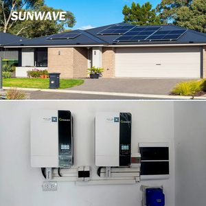 高效定制3KW 5KW 10KW Hygrid太阳能光伏电池板太阳能电池家用储能系统 - Product Image 3