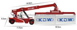 1:50 kim loại mô hình container phía trước cần cẩu kỹ thuật máy móc xe tải đạt Stacker cho bộ sưu tập và trẻ em Quà tặng Diecast đồ chơi - Product Image 2