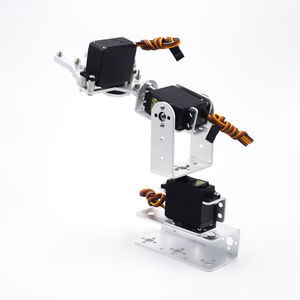 RoboWiz DIY 3DOF 3-Achsen-Metallroboter Mechanischer Arm mit Greifer klemmens atz