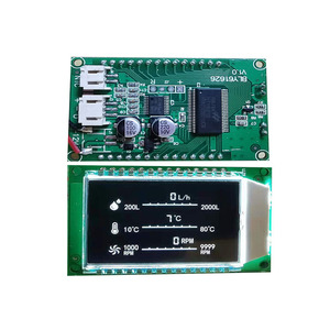 Customized Monochrome 7 Segment <strong>Lcd</strong> <strong>display</strong> Tn Htn Va Stn Fstn LCM Screen with <strong>I2C</strong> <strong>interface</strong> for Thermostat Energy Meter - Product Image 3