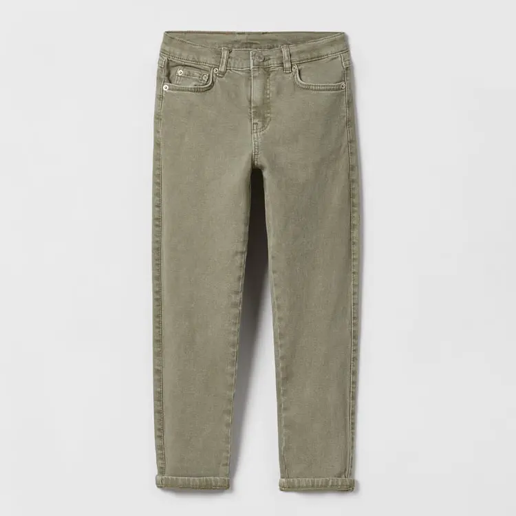OEM Custom Fashion Summer Kids Jogger Jeans Straight Skinny Denim Pants For Boys