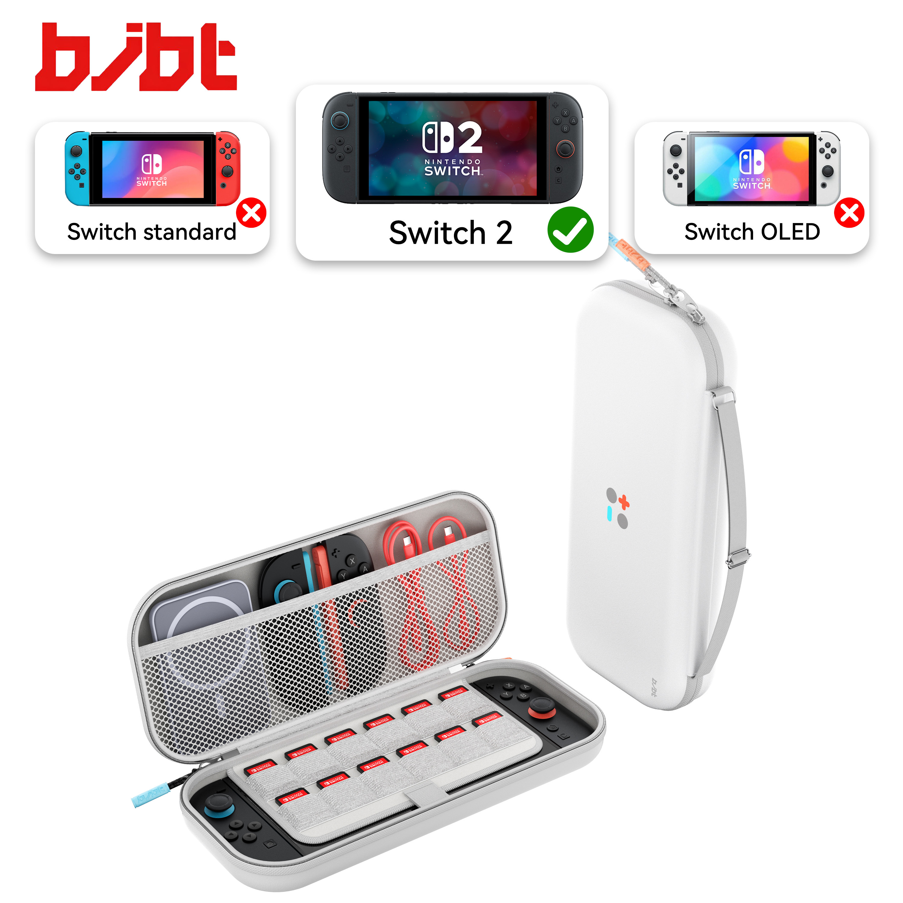 O+O- Blanco para Switch 2