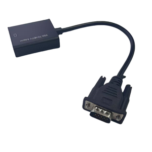 1080P VGA HDTV adaptador PVC Audio Monitor TV Video salida convertidor Compatible PC ordenadores 5mm exterior HD Audio Cables Stock - Product Image 2