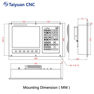 Spezielle CNC-Computers teuerungen mit bearbeitbaren Leiter diagrammen und programmier baren Steuer funktionen für Textil maschinen