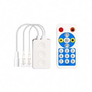 Dc5-24V SP601E LED-Controller Dual-Ausgang Smart Music 3Pin 4Pin 5050 Rgb Individuell adressierbarer Strip-Controller