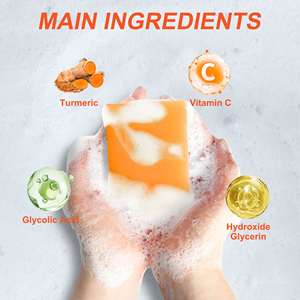 Cấp Tư Nhân Vitamin C Nghệ Mật Ong Xà Phòng Thanh Cho Đốm Tối Sáng Làm Sạch Sáng Nghệ Xà Phòng - Product Image 4